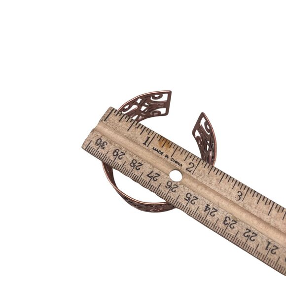 Lia Sophia Copper Filigree Cuff Bracelet - Picture 4 of 7